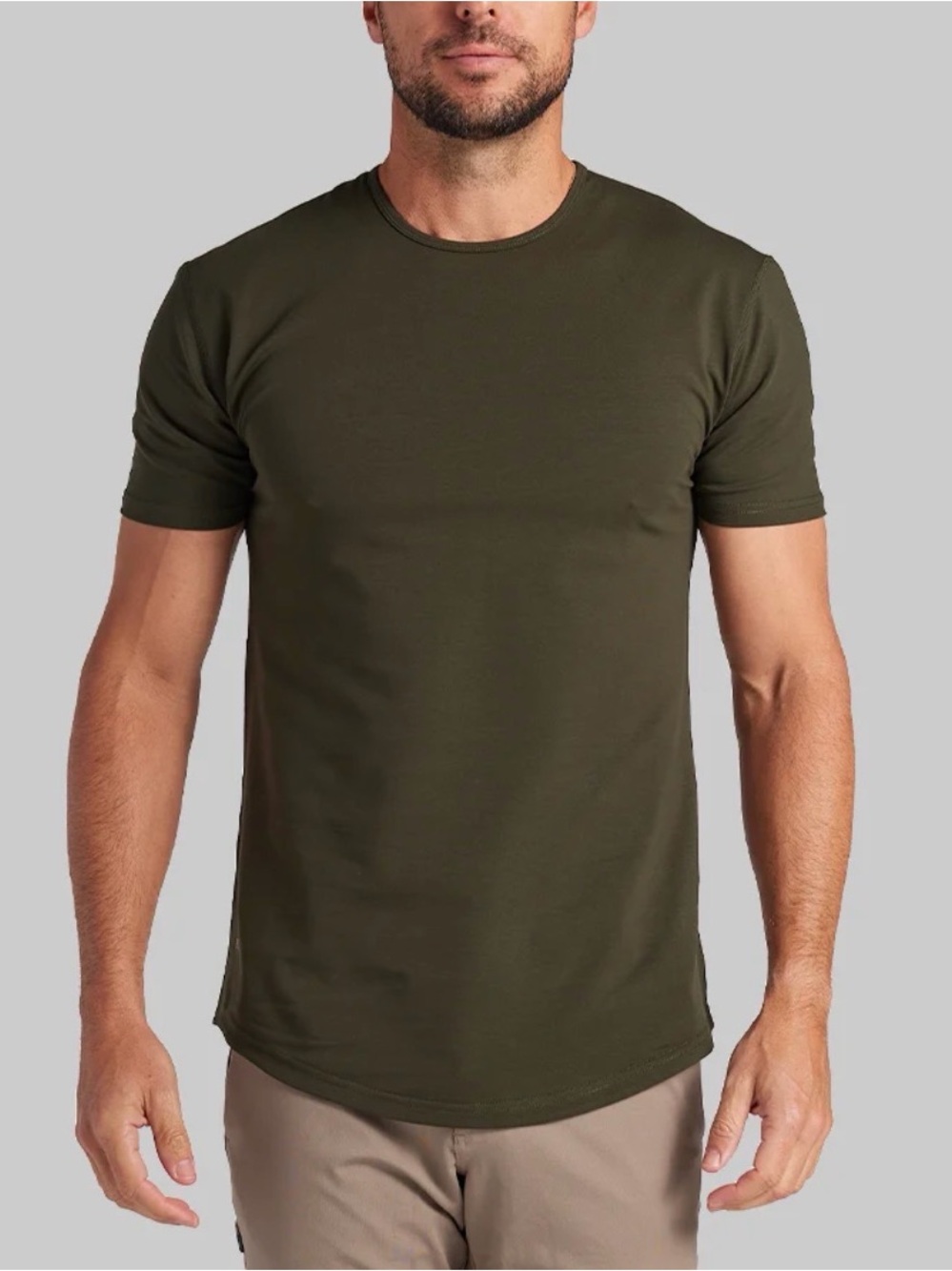 NWT BYLT Basics Drop-Cut: LUX Forest